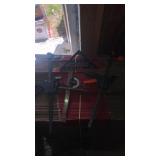 Clamps and angle