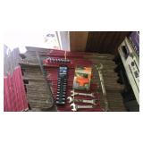 Craftsman socket set, wrenches, crowbar