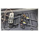 Surge protector,2 quick grip mom I bar clamp