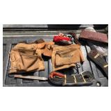 Tool belt, small ratchet strap, 2 lift all straps