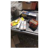 Glue gun, 13w bulbs, battery charger