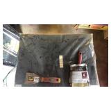 10 drawer roller cabinet mats, paint brush