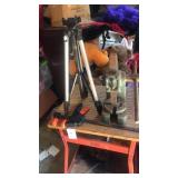 Press, tripod and clamp