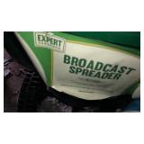 Broadcast speeder with weed and feed