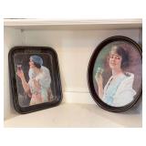 (2) vintage Coca-Cola trays