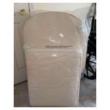 (2) NEW IN PACKAGING Pottery Barn Sedona ottoman & seat cushions…..ottoman is 21 x 24-1/2 and occasional chair seat is 27 x 27-1/2