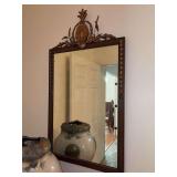 George III-style parcial-gilt mahogany mirror…..22-1/2 x 42