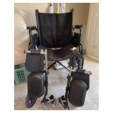 MedLine Wheelchair…..22-1/2 x 15-1/2 x 18 tall to seat