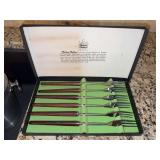 Vintage Chateau Cutlery 6-piece serving fork set in original box
