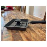 Mini Cast Iron Panini Pan with Press….6” square