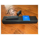 ONN 2.0 mini (16”) sound bar with remote…..does power on