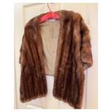 Vintage Goldsmiths mink stole…..size not listed but would guess S/M….inside is monogrammed