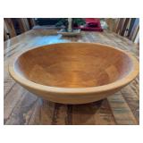 Wooden Salad Bowl…..12”D x 4” tall