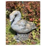 Solid concrete goose….approx. 22-1/2 long x 20 tall