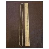 24" 585/14k gold necklace 23.8 total grams...