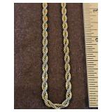 24" 585/14k gold necklace 23.8 total grams...