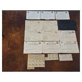 Lot Of Vintage World War II War Ration Books w/Holder & Stamps PLUS Mileage Ration Stamps...