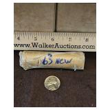 1963-P Jefferson Nickles Rolled(NOT Full Roll) NEW...