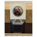 FDNY MIA 343 Challenge Coin, a commemorative piece dedicated to the 343 firefighters lost on September 11, 2001...