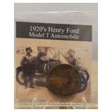 Collection of ten(10) Lincoln cents packaged inside souvenir plastic cases commemorating specific times in history SEE ALL PICS FOR DETAILS...