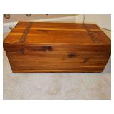 Small cedar chest. Salesman's sample? 18x9.5x7 in tall.