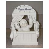Dept. 56 Snowbabies “Let The Show Begin” porcelain figurine in original box - 6” tall