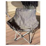 Child’s size Travel Chair patio/camping chair with The Bluff at 14 on back….needs wiped down but in great condition….has side pocket and strap for carrying