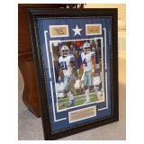 Beautifully Framed Dak Prescott And Ezekiel Elliot Rookie Dynamic Duo Signed Print - 18 x 25-1/4