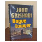 Signed First edition John Grisham “Rogue Lawyer” - hardback edition with protected overlay on dust jacket