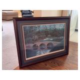 Signed, dated, framed & matted (Griff 1993) limited edition (230/1500) “No. 12 Golden Bell” print…..32-1/2 x 24-1/2