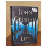 First edition John Grisham “The Judge’s List” - hardback edition with satin finish dust jacket