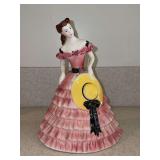 Vintage Goldcrest China Southern Belle Porcelain Figurine by Peggy Porcher - 8” tall