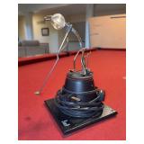 NEW MORE DETAILED PICS - Vintage "The Golfer" kinetic sculpture was created by Gordon Bradt for Kinetico Studios between approximately 1975 and 1985….. mechanized figure is made of metal wire and br