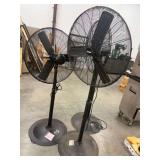 Lot of 3 Fans