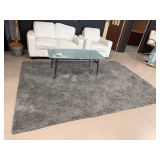 Glass Table w/ Rug