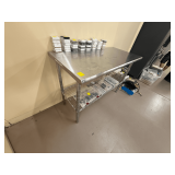Metal Table, no contents