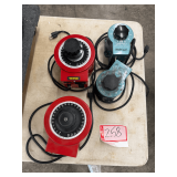 2 Vevor Variable Autotransformer, 2 Staco Variable Autotransformer