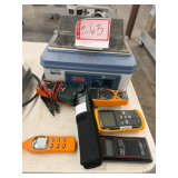 Fisher Isotemp 202S Water Bath, Light Meter, Extech RH300 Psychrometer, Series 475 Mark III Manometer