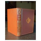 Collectible hardcover book titled John Brown's Body by Stephen Vincent - gold foil stamping , gilt edge and ribbon bookmark