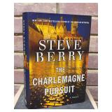 Signed first edition hardback copies of “The Charlemagne Pursuit” by Steve Berry…..includes dust jacket