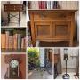 Clocks, Antique Furniture, Vintage Bikes, Antlers, Home Decor, Books and More