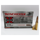 WINCHESTER SUPER X 308 WIN 180gr 20RD Power Point Ammo / X3086