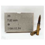 MKE Turkish 7.62x63, 151gr 20RD FMJ Ammo / AM8006