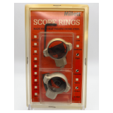 MILLET 30mm Standard Turn-In 1' High Scope Rings Smooth Nickel / SR00903