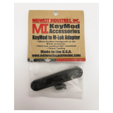MIDWEST INDUSTRIES M-LOK to Keymod Adapter 1-Slot / MI-K3M1