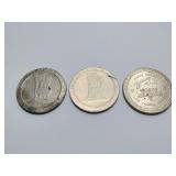 Casino Tokens, 2 - Caesars Palace One Dollar Gaming Token from Las Vegas, Nevada and 1 -  Flamingo Hilton Casino $1 Gaming Token from Las Vegas, Nevada.