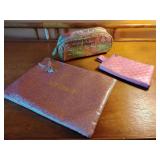 3 Cosmetics Bags, light use, good condition.