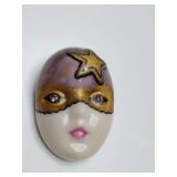 1980s Vintage Adagio Porcelain Superstar Doll Face Brooch