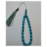 Worry beads with 21, crafted from Turquoise.