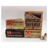 Four HORNADY CRITICAL DEFENSE 32 NAA 80gr FTX 25RD Ammo / 90070